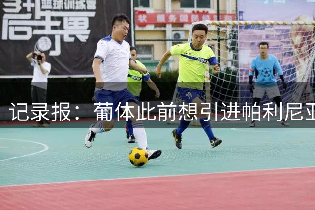 记录报：葡体此前想引进帕利尼亚，但被告知薪资高于俱乐部工资帽